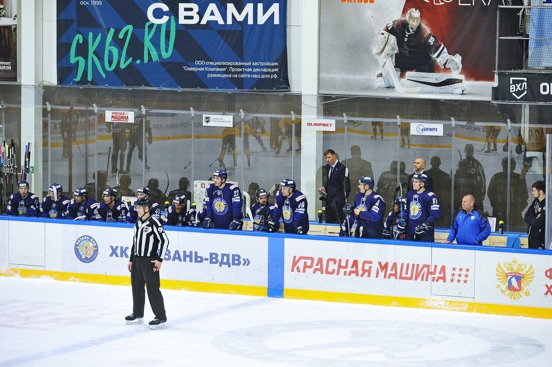 ХК «Рязань-ВДВ» дома проиграл пермскому «Молоту» в Чемпионате ВХЛ »  Рязанский спорт